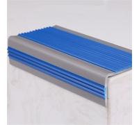 Borde de cuadrante de PVC, tira de borde de esquina, 1 rollo de 32,8 pies/10 metros, Protector de borde autoadhesivo for nariz de escalera de goma(Blue,16.4ft)