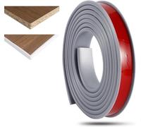Borde de cuadrante de PVC, tira de borde de esquina, bandas de borde de muebles en forma de U de 9-40 mm,de 2 m/16,4 pies, protectores de TPE de 5x16 mm(Gray,20mm)