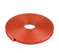 Borde de cuadrante de PVC, tira de borde de esquina, bandas de borde en forma de U de 9-40 mm, chapa autoadhesiva de 16,4 pies/5 metros, banda de borde de PTE suave(Brown,20mm)