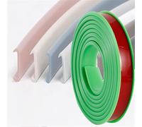 Borde de cuadrante de PVC, tira de borde de esquina, bandas de borde en forma de U, Protector de muebles plegable de TPE de chapa autoadhesiva de 5M/16,4 pies(Green,30mm)