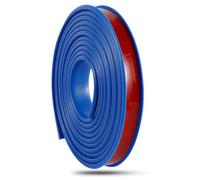 Borde de cuadrante de PVC, tira de borde de esquina, bandas de borde flexibles en forma de U de 9-40 mm, chapa autoadhesiva de TPE de 16,4 pies/5 m(Blue,20mm)