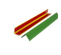 Borde de cuadrante de PVC, tira de borde de esquina, borde de escalera antideslizante de vinilo de 3-15 metros, escalón de escalera antideslizante autoadhesivo(Emerald green,3meters/118.1")