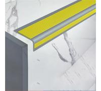 Borde de cuadrante de PVC, tira de borde de esquina, tiras de escalera antideslizantes de 10 metros, escalones protectores de bordes autoadhesivos(Yellow,3meters/118in)