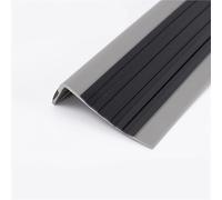 Borde de cuadrante de PVC, tira de borde de esquina, tiras de escalera antideslizantes de 3/5/10 metros, escalones protectores(Black,196in/5meters)