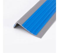 Borde de cuadrante de PVC, tira de borde de esquina, tiras de escalera antideslizantes de 3/5/10 metros, escalones protectores(Blue,118.1in/3meters)