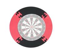 Borde de Diana, acústico Flocado, círculo Protector de Pared Que Absorbe los Golpes, Barrera Trasera amortiguadora para Juegos con Puntas de Acero Suave, Accesorios de Ocio para Pub para