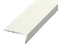 Borde de escalera estriado alféizar aleación aluminio, Protector borde escalón, tira moldura Metal en L for la parte superior escalones cerámica(Apricot Gray,7cm/2.75in)