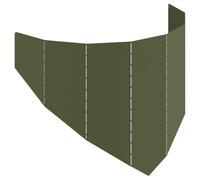 Borde de jardín de acero, 100 x 45 cm, verde oliva | Hoja flexible, termolacada, resistente a los arañazos, instalación sin esfuerzo, contorno de césped moderno