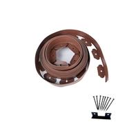 Borde De Jardín De Césped Flexible De 10 M, Borde De Camino De PE Sin Excavación, Borde De Césped De Plástico Reforzado De 5 Cm De Alto Incluye 30 Clavijas De Seguridad Duraderas(verde)