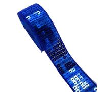 Borde de Lentejuelas Cinta de lentejuelas 2/5 yardas y 25mm, adorno encaje, tejido costura con for vestido, ropa, tocado, accesorios for boda novia(13,2 yards)