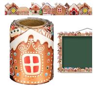 Borde De Navidad Para Cuadro D Pantalla | 10m Decoración Estacional,Borde festivo Aula,Para Marco De Fotos Aula Escuela Oficina Iglesia Biblioteca Infantil