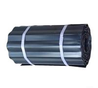Borde de paisaje de metal galvanizado de 20 pies de longitud para establecer límites visuales claros en espacios residenciales de jardín y patio (25 cm de altura)