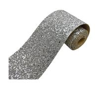 Borde del papel pintado brillo plateado Auto Adhesivo del Papel Pintado del PVC Cenefa autoadhesiva para decoración de pared de cocina baño 5 X 200cm