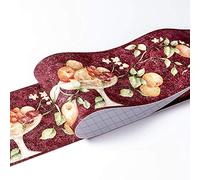 Borde del papel pintado fruta roja Auto Adhesivo del Papel Pintado del PVC Cenefa autoadhesiva para decoración de pared de cocina, baño