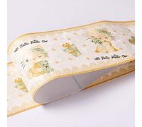 Borde del papel pintado Gato amarillo Auto Adhesivo del Papel Pintado del PVC Cenefa autoadhesiva para decoración de pared de cocina, baño