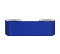 Borde del papel pintado Mate azul Auto Adhesivo del Papel Pintado del PVC Cenefa autoadhesiva para decoración de pared de cocina baño 20cm X 500cm