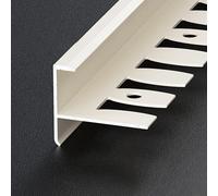 Borde flexible de aluminio para azulejos, 90 cm, 3 piezas, 12 mm, nariz y bisagra de escalera profesional, fácil de instalar, ángulos limpios y