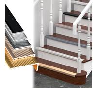 Borde protector para escaleras, Borde de escalera en forma de L de aleación de aluminio multicolor, varios tamaños, 90 cm, 2 mm(Purple,W50 x H30mm)