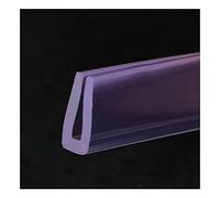 Borde transparente, borde de canal en U, El sello de goma for molduras se puede utilizar en bordes metálicos, longitud transparente: 5 metros(6mm X 10mm)