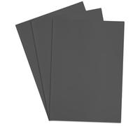 Bordeag A4 Láser Sello de Goma para Máquinas de Grabado DIY Crafts - 3 Unidades, Hoja de Sello 297 x 210 x 2,3 mm, Gris