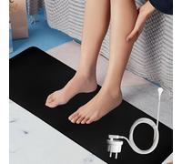 BORDEAG Alfombrilla de tierra para un mejor sueño, 25 x 68 cm, Negro