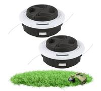 BORDEAG Cabezal de repuesto para recortadora, 2 cabezales de corte para desbrozadora Stihl, Autocut C6-2, cabezal de cortacésped, repuesto de cabezal de hilo, compatible con STIHL FS55 FS56 FS80 FS85