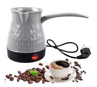 BORDEAG Cafetera Eléctrica, Cafetera Turca Eléctrica de 500 ml, Cafetera Eléctrica Turca de 220 V Inducción, Cafetera Turca Eléctrica para Hogar, Oficina, Viajes (B)