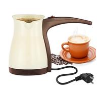 BORDEAG Cafetera Turca 500 ml, Turkish Coffee Pot Electric, Cezve Cafetera Turca de Acero Inoxidable para Hogar Oficina y Viajes