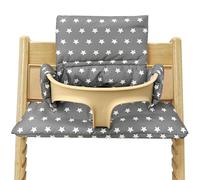 BORDEAG Cojín de asiento para trona Stokke Tripp Trapp, almohadilla de asiento para trona, cojín de asiento con bonitos gráficos, almohadilla de asiento, cojín para trona, cómodo, fácil limpieza
