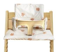 BORDEAG Cojín de asiento para trona Stokke Tripp Trapp, cojín de asiento con bonitos gráficos, cojín para trona, cómodo y fácil de limpiar, lavable a máquina (D)