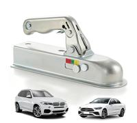 BORDEAG Enganche universal para remolque, 50 mm, bola de tracción, 800 kg, acoplamiento de bola para tubo cuadrado, boca, ideal para autocaravanas, remolques de carga