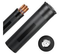 BORDEAG Estuche De Cigarros De Aleación De Aluminio, Bodega De Cigarros Portátil, Caja De Cigarros De Viaje Caja De Cigarros Accesorio Cigarro Con Higrómetro Caja De Cigarros Para Los Amantes De Los