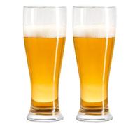 BORDEAG Juego de 2 vasos de cerveza, 720 ml, vasos de cerveza blanca, vasos de trigo, vasos de cerveza de trigo, vasos de cerveza de trigo, regalo para casa, gastro, hotel, restaurante y bar