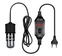 BORDEAG Mini calentador de acuario, 30 W USB para acuario, con indicador LED, regulador de temperatura externo, minibarra de calefacción para acuarios, calentador de acuario, calentador para tanques