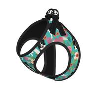 Border Collie - Arnés de verano con estampado floral para cachorros, con reflectante, accesorios para perros y gatos pequeños, medianos y grandes
