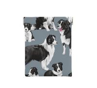 Border Collie Azul, Squeeze Top Wallet Bolsa de Almacenamiento para Mujer Monedero pequeño Bolsa de Cambio