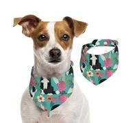 Border Collie - Bufanda de Navidad con estampado floral para mascotas, accesorio para invierno, regalo de temporada y atuendo de vacaciones