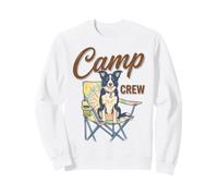 Border Collie Camp Crew Camping Dog Lover Outdoor Sudadera