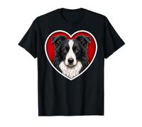 Border Collie Corazón Camiseta