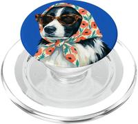 Border Collie Fashion Dogs Portada de Revista Amante de los Perros PopSockets PopGrip para MagSafe