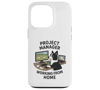 Border Collie Funny Project Manager Trabaja Desde casa Carcasa para iPhone 13 Pro