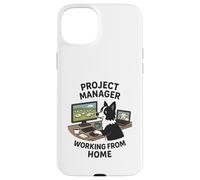 Border Collie Funny Project Manager Trabaja Desde casa Carcasa para iPhone 15 Plus