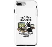 Border Collie Funny Project Manager Trabaja Desde casa Carcasa para iPhone 7 Plus/8 Plus