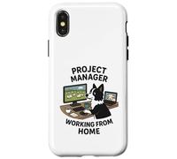 Border Collie Funny Project Manager Trabaja Desde casa Carcasa para iPhone X/XS