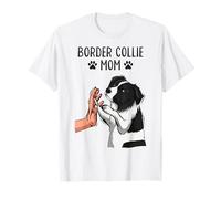 Border Collie Mamá Perros Mamá Esposa Camiseta