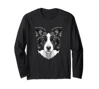 Border Collie Motivo Perro Amante Cachorro Lindo Collie Manga Larga