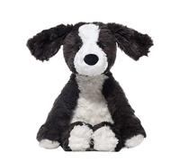 Border Collie Peluche - Cachorro en y negro | Peluche Border Collie realista, simpático Border Collie abrazando a animales, juguete realista en y negro para niños, niñas, Famigl
