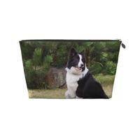 Border Collie Perro Malo, Bolsa de artículos de tocador Bolsa de Maquillaje Bolsa de cosméticos Bolsa de artículos de tocador de Viaje portátil