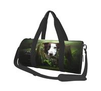 Border Collie Stone Sweet Brown Perros Mascotas, Bolsa de Viaje de Gran Capacidad, Bolso Redondo, Bolsa de Viaje Deportiva, Bolsa de Mano, Bolsa de Fitness