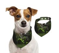 Border Collie Stone Sweet Brown Perros Mascotas,Pañuelos de algodón para Perros, Bufandas Ajustables para Mascotas,M